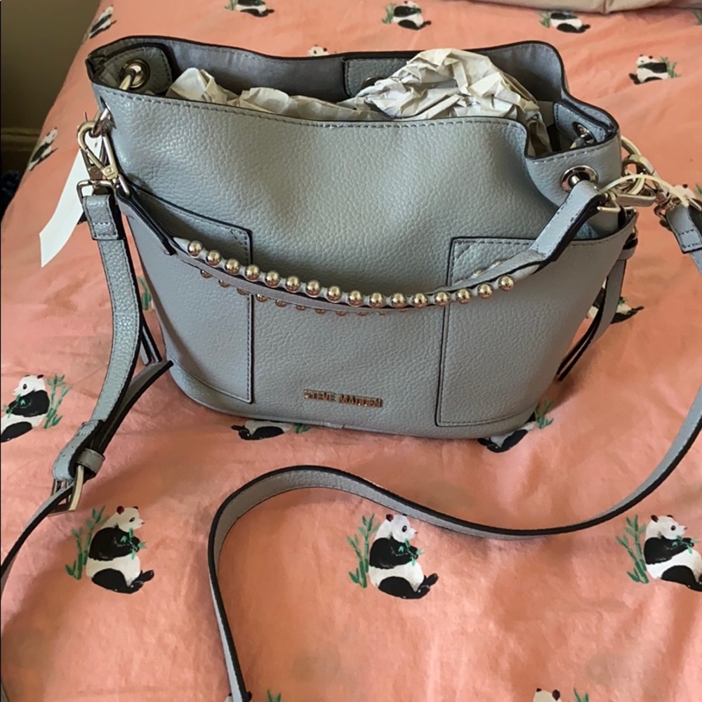 Steve Madden grey cross body bag